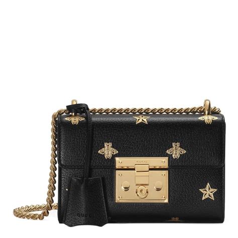 gucci padlock bee and star bag with backpocket|gucci s-lock bag.